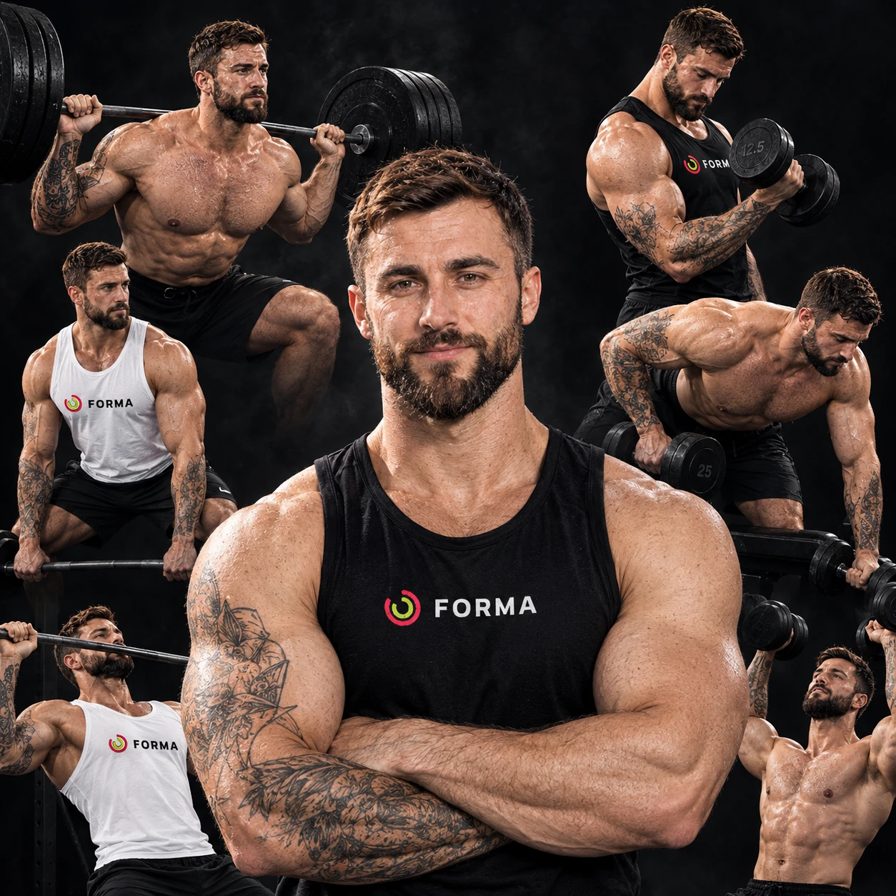 Максим, тренер FORMA, на тренировке